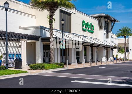 Supermarché Publix Food & Pharmacy à Sawgrass Village à Ponte Vedra Beach, Floride. (ÉTATS-UNIS) Banque D'Images