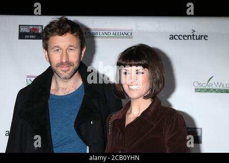 LOS ANGELES - 21 FÉVRIER : Chris O'Dowd, Dawn O'porter aux Oscars Wilde 2019 au Bad robot le 21 février 2019 à Santa Monica, CA Banque D'Images