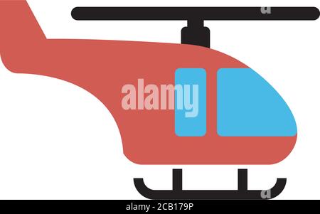 Vecteur de modèle de conception d'icône de transport d'hélicoptère Illustration de Vecteur