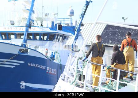 Les pêcheurs de voile Banque D'Images