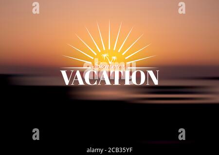 Vacances d’été Illustration de Vecteur