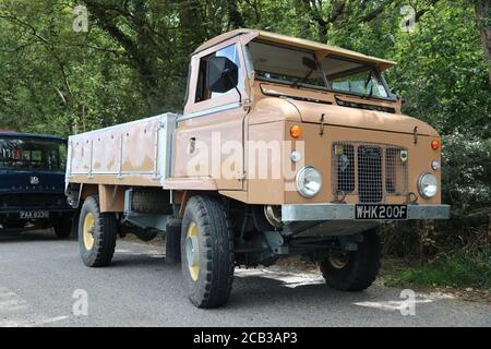 COMMANDE DE MARCHE AVANT LAND ROVER Banque D'Images