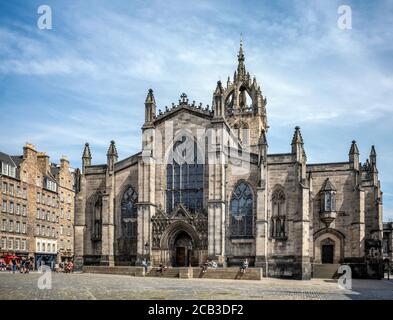 Cathédrale St Giles, Édimbourg, Écosse, Royaume-Uni. Banque D'Images