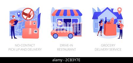 Une façon sûre d'obtenir des illustrations vectorielles abstraites de concepts alimentaires et essentiels. Illustration de Vecteur