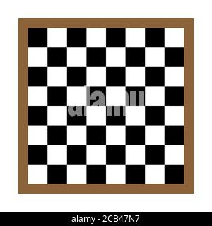 Jeu d'échecs noir et blanc de loisirs et de sport vecteur illustration Illustration de Vecteur