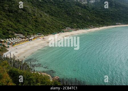 Plage de Praia do Forno, Arraial do Cabo, Brésil Banque D'Images