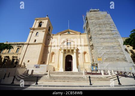 Co-cathédrale Saint-Jean de la Valette, Malte. Banque D'Images