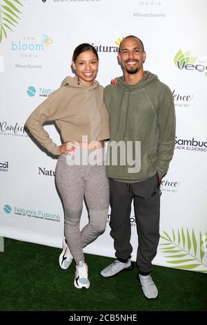 LOS ANGELES - 1er JUIN : Brytni Sarpy, Bryton James au 2e Sommet annuel Bloom à l'hôtel Beverly Hilton le 1er juin 2019 à Beverly Hills, Californie Banque D'Images