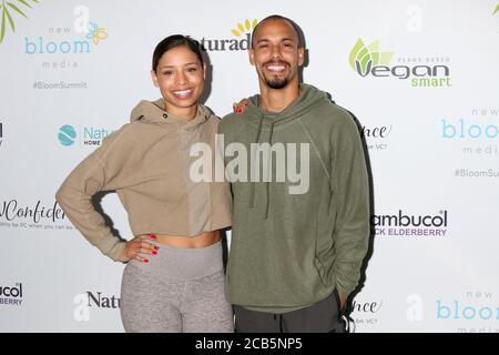 LOS ANGELES - 1er JUIN : Brytni Sarpy, Bryton James au 2e Sommet annuel Bloom à l'hôtel Beverly Hilton le 1er juin 2019 à Beverly Hills, Californie Banque D'Images