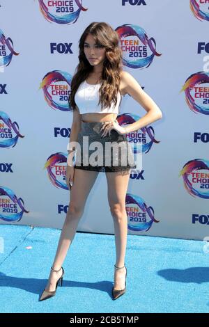 LOS ANGELES - 11 AOÛT : Madison Beer au Teen Choice Awards 2019 à Hermosa Beach le 11 août 2019 à Hermosa Beach, CA Banque D'Images