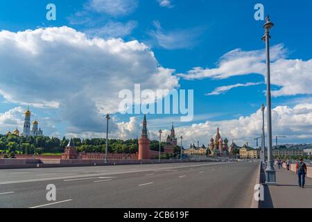 KREMLIN, MOSCOU. RUSSIE JUILLET 19. 2020: La forteresse dans le centre de Moscou, près de la place Rouge Banque D'Images