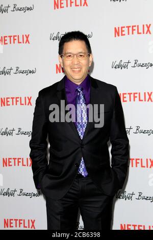 LOS ANGELES - 28 JANVIER : Scott Takeda à la première 'Velvet Buzzsaw' au Théâtre égyptien le 28 janvier 2019 à Los Angeles, CA Banque D'Images