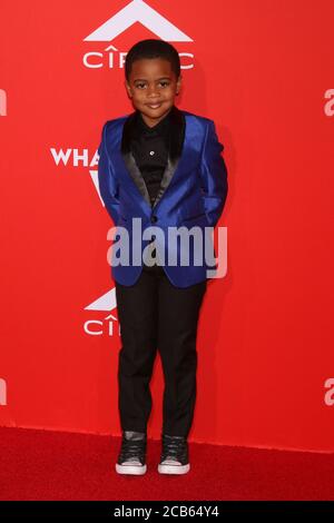 LOS ANGELES - 28 JANVIER : Auston Jon Moore à la première « What Men Want » au Village Theatre le 28 janvier 2019 à Westwood, Californie Banque D'Images