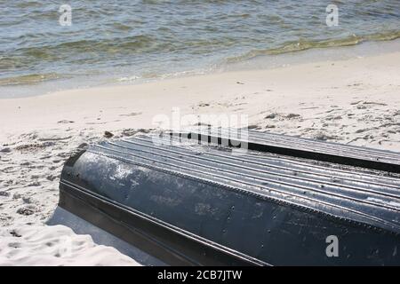 Plage de sable sur l'océan Pacifique. Banque D'Images