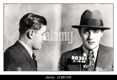 MEYER LANSKY Archive les années 1920 Mafia police MUGSHOT Meyer Lansky (1902-1983), en 1928, coup de feu de police. Il était connu comme le banquier de la Mafia en Amérique et a travaillé à construire des centres de jeux dans les Caraïbes et Las Vegas Etats-Unis Banque D'Images