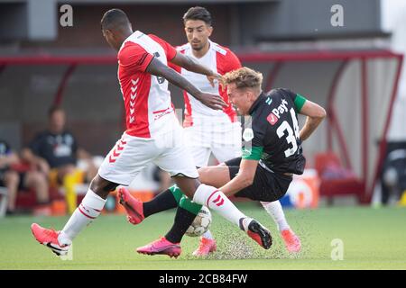 Emmen, pays-Bas. 30 août 2019. EMMEN, 11-08-2020, Oude Meerdijk Stadium Dutch football Eredivisie preseason. Emmen - Groningen. Kian Slor de FC Groningen Credit: Pro Shots/Alamy Live News Banque D'Images