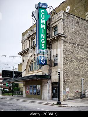 The Burton Cummings Theatre, Exchange District, Winnipeg, Manitoba, Canada. Banque D'Images