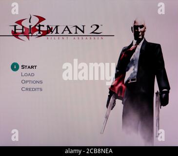 Hitman 2 - Nintendo Gamecube Videogame - usage éditorial seulement Banque D'Images