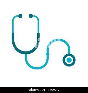Belle stéthoscope illustrateur vecteur logo société et logo d'affaires. Illustration de Vecteur