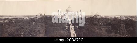 [Le Taj Mahal de la porte d'entrée], janvier-mars 1864. Banque D'Images