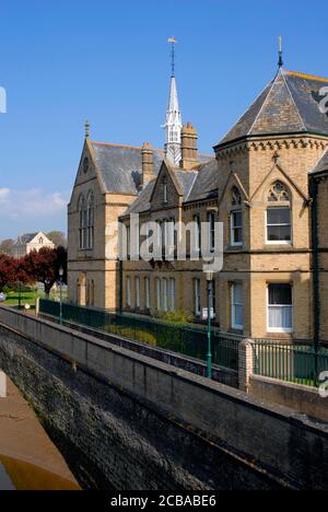 Charmant, élégant, situé à côté du sentier de la côte sud-ouest, Barnstaple, Devon, Angleterre Banque D'Images