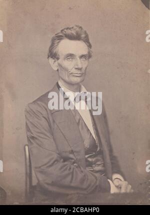 Abraham Lincoln, 20 mai 1860. Banque D'Images