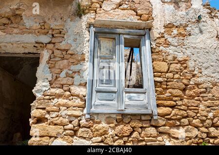 La città fantasma di Poggioreale Une ville fantôme de poggioreale, dopo il terremeto, Trapani, Sicilia, Italia Banque D'Images