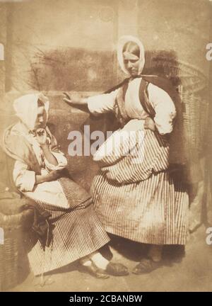 Newhaven Fishwives, 1843-47. Banque D'Images