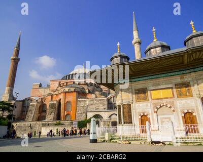 Le musée Sainte-Sophie, Istanbul, Turquie Banque D'Images