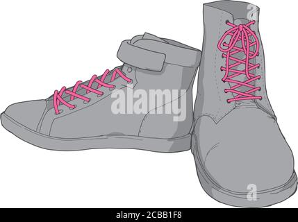 Illustration vectorielle du logo Sneakers Illustration de Vecteur