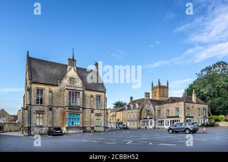 La ville de Stow on the Wold, dans les Cotswolds Banque D'Images