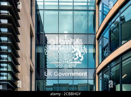 Queen Elizabeth House, centre du gouvernement britannique à Édimbourg, Écosse, Royaume-Uni. Banque D'Images