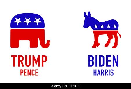 Élection présidentielle de 2020 aux États-Unis Banque D'Images