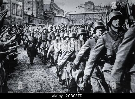 Soldats Wehrmacht allemands 1941 Banque D'Images