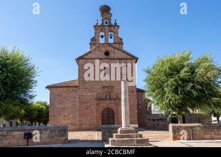 Hermitage de Jesus del Llano dans le village de Banos de la Encina à Jaen, Andalousie, Espagne Banque D'Images