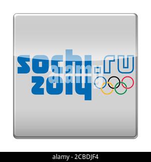 2014 Jeux Olympiques d'hiver à Sotchi Banque D'Images