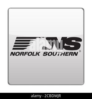 Icône Norfolk Southern Railway Banque D'Images