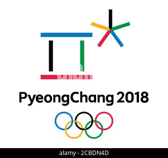 Jeux olympiques d'hiver de PyeongChang 2018 Banque D'Images