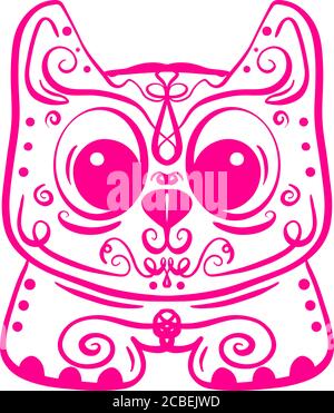 Résumé Cartoon animal chien logo Illustration Cartoon Design Illustration de Vecteur