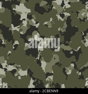 Camouflage texture parfaite illustration de l'armée militaire se répète Illustration de Vecteur