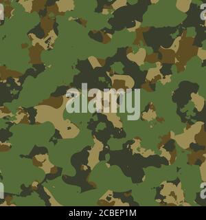 Camouflage texture parfaite illustration de l'armée militaire se répète Illustration de Vecteur