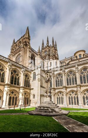 Cathédrale Sainte-Marie de Burgos, Burgos, Castille et Leon, Espagne Banque D'Images