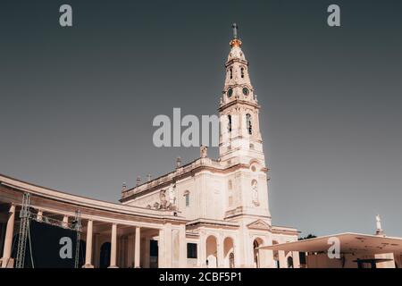 Basilique principale du sanctuaire de fatima à Fatima, Portugal Banque D'Images