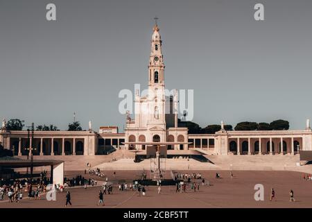 Basilique principale du sanctuaire de fatima à Fatima, Portugal Banque D'Images