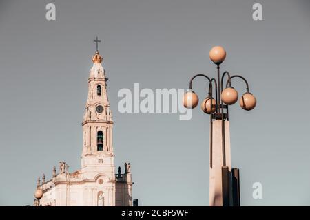 Basilique principale du sanctuaire de fatima à Fatima, Portugal Banque D'Images