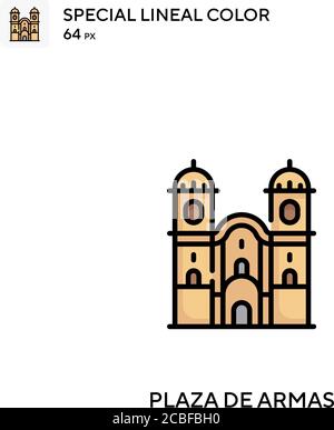 Icône de vecteur simple Plaza de armas. Plaza de armas icônes pour votre projet d'affaires Illustration de Vecteur