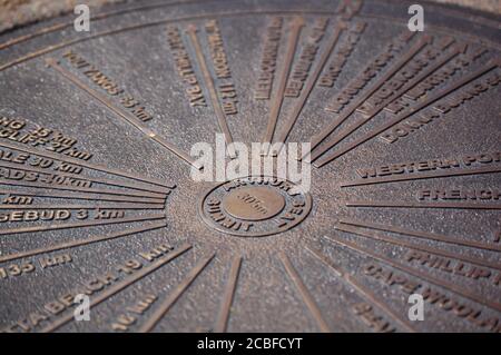 Arthurs Seat Summit Mornington Peninsula Victoria Australie Banque D'Images