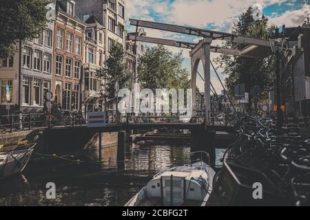 Canaux d'Amsterdam Banque D'Images