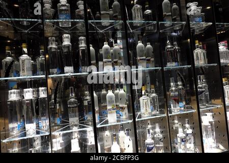 Varsovie Pologne le Musée polonais de la Vodka au centre de Koneser Dans le quartier de Praga Banque D'Images