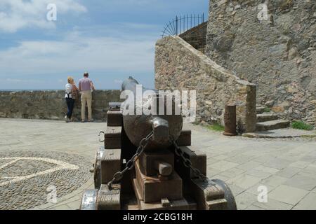 Château de Dragonara à Camogli. Banque D'Images